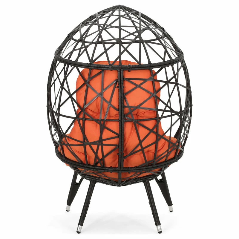 Hot Sale ๐งจ GDFStudio Michelle Outdoor Wicker Teardrop Chair With Cushion ๐ - Image 9