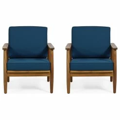 Best reviews of 😍 GDFStudio Davion Outdoor Acacia Wood Club Chair 🎉