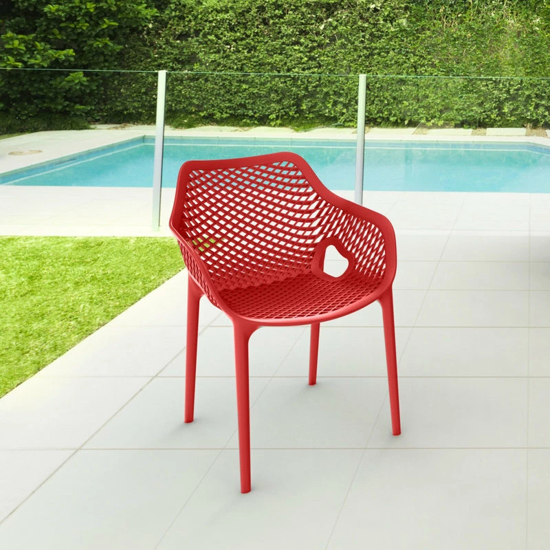 Outlet ⌛ Compamia Air Dining Armchair, Set Of 2, Red 🌟 - Image 6