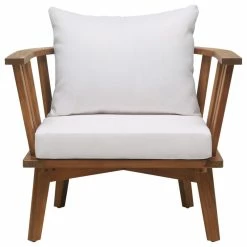 Top 10 🎁 GDFStudio Dean Outdoor Wooden Club Chair With Cushions 💯