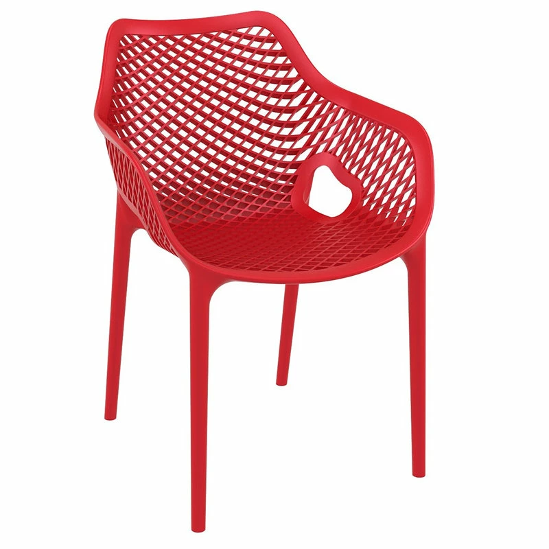 Outlet ⌛ Compamia Air Dining Armchair, Set Of 2, Red 🌟