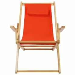Coupon 🥰 Casual Home Sling Chair, Orange Canvas 🤩