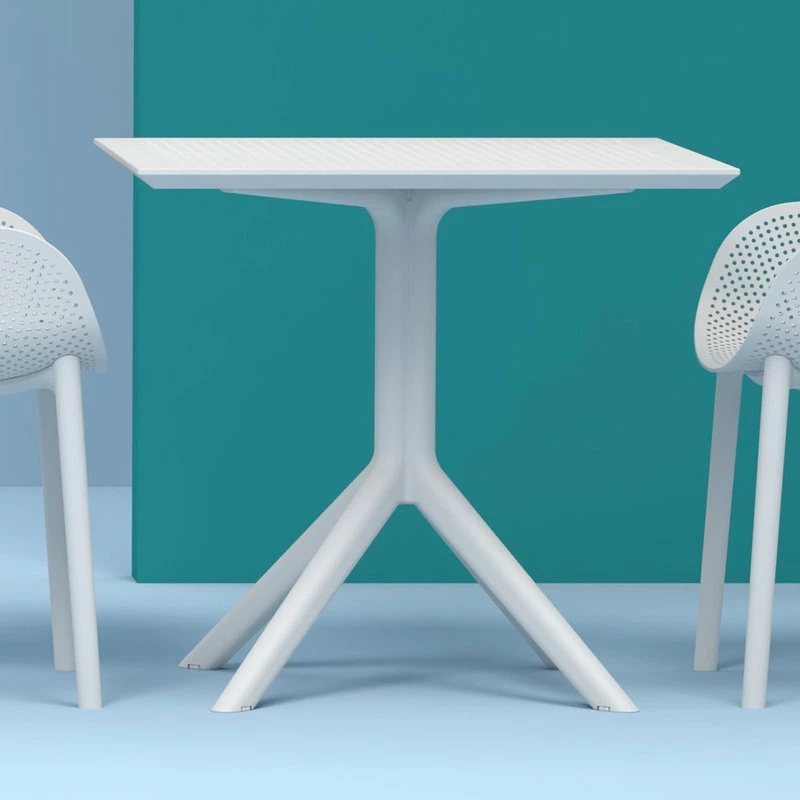 Flash Sale 🔥 Compamia 31" Sky Square Table, White 👏 - Image 4