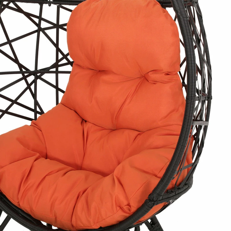 Hot Sale ๐งจ GDFStudio Michelle Outdoor Wicker Teardrop Chair With Cushion ๐ - Image 7