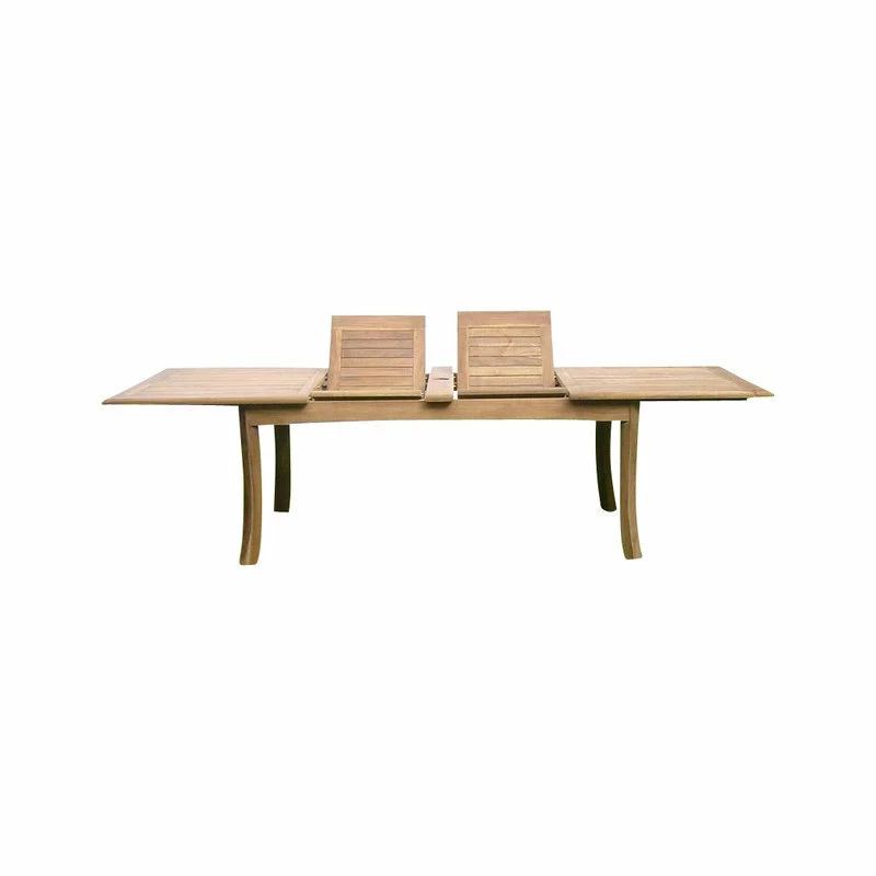 Best reviews of ๐ Teak Deals 13-Piece Outdoor Teak Dining Set, 117" Rectangle Table, 12 Arbor Stacking Chairs ๐ - Image 2