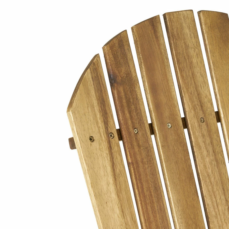 Buy 🌟 GDFStudio GDF Studio Katherine Outdoor Reclining Wood Adirondack Chair With Footrest, Natu 🌟 - Image 8