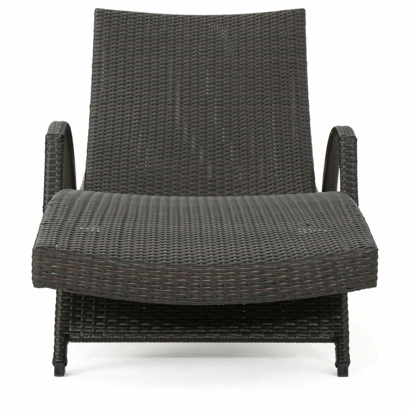 Top 10 🛒 GDFStudio GDF Studio Savana Outdoor Wicker Lounge With Water Resistant Cushion, Green/Whit 👏