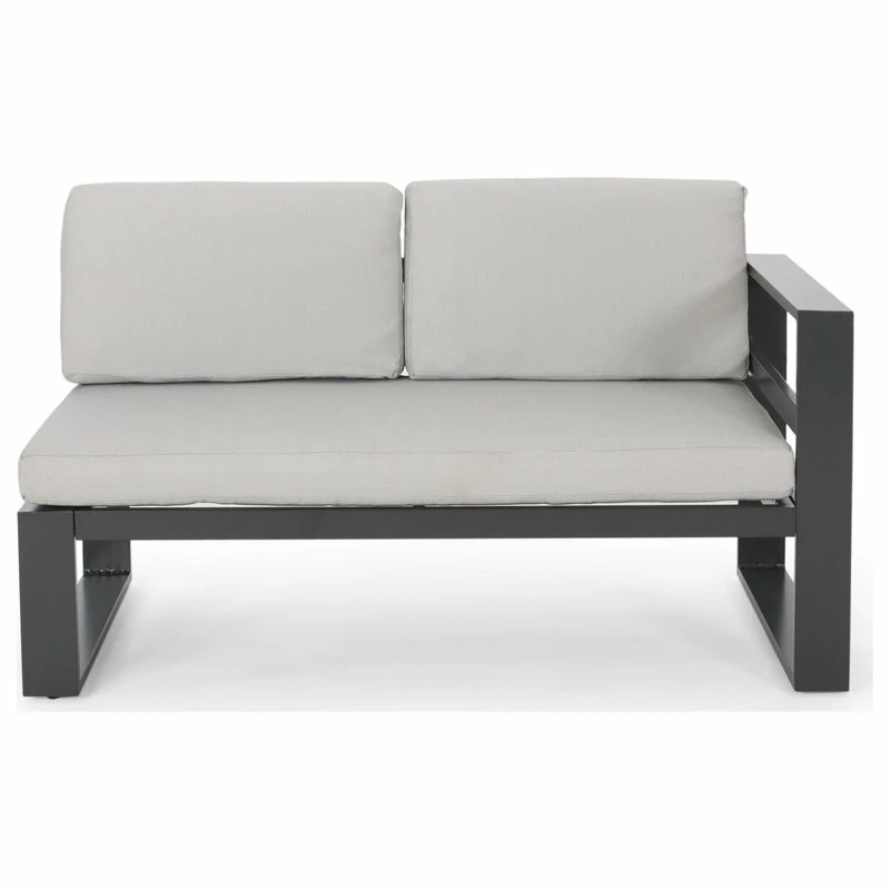 Deals 🤩 GDFStudio Queena Outdoor Aluminum Sofa Sectional With Coffee Table 🧨 - Image 5