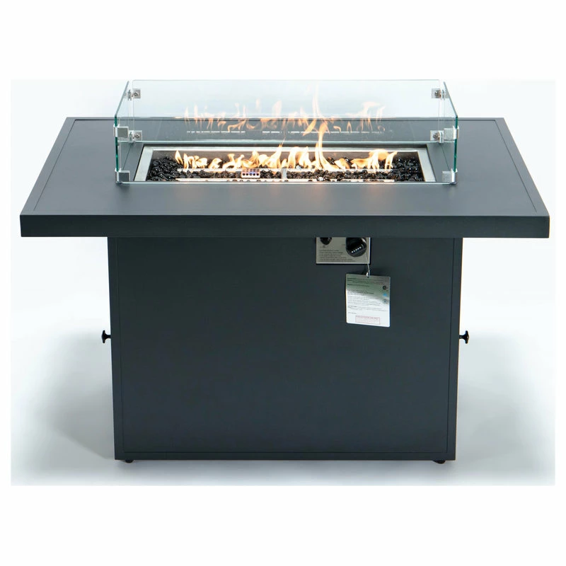 Deals โ LeisureMod Chelsea Outdoor 7-Piece Aluminum Conversation Set With Fire Pit Table, Blue ๐ - Image 5