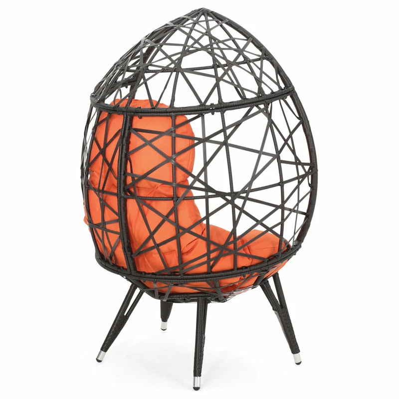 Hot Sale ๐งจ GDFStudio Michelle Outdoor Wicker Teardrop Chair With Cushion ๐ - Image 10