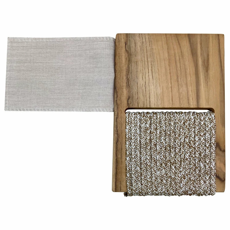 Best deal 👍 Outdoor Interiors 5-Piece Nautical Teak, Rope And Composite Round Dining Set With Sunbrella 🌟 - Image 12