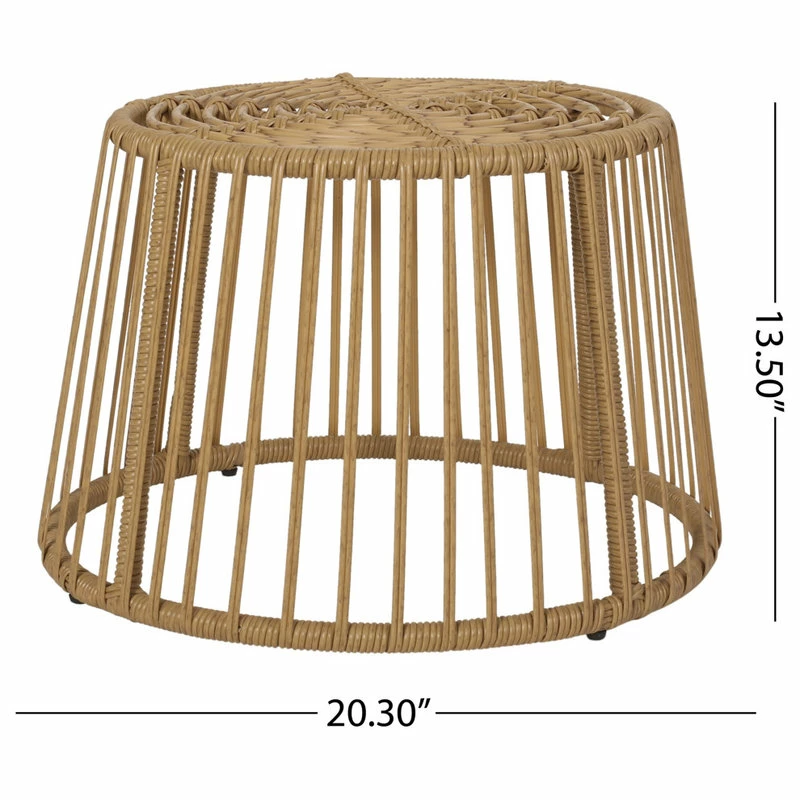 Hot Sale 🌟 GDFStudio Apulia Outdoor Wicker Chair And Side Table Set With Cushion 🤩 - Image 3