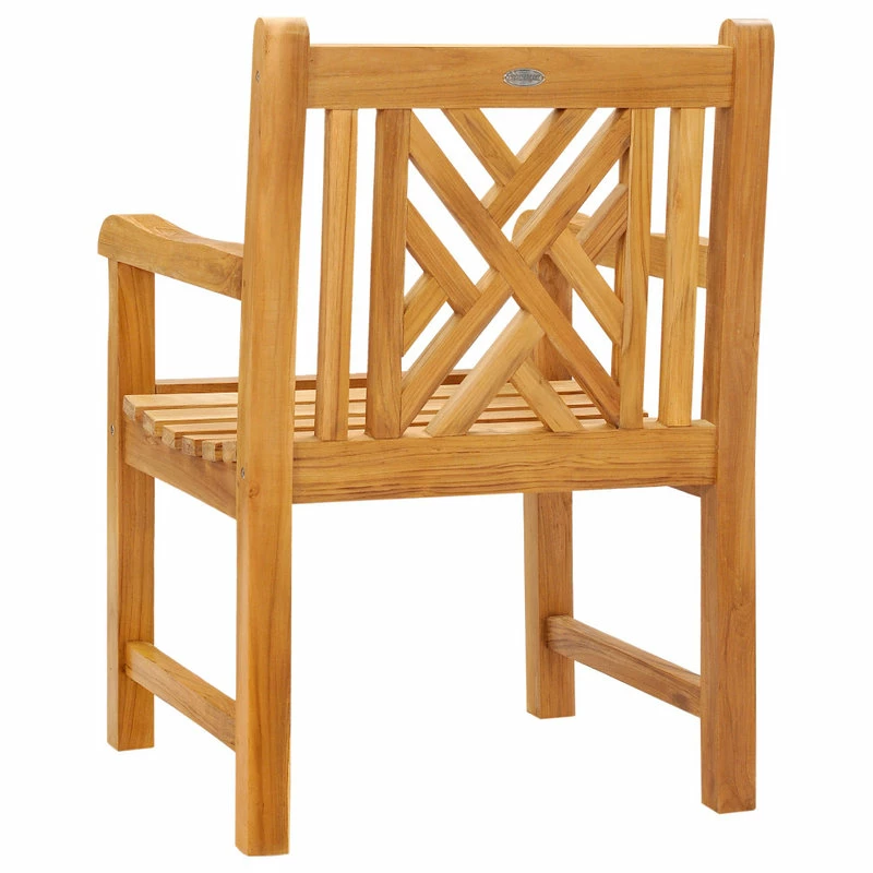 Cheap ✨ Chic Teak Inc. Teak Wood Chippendale Outdoor Patio Arm Chair 👏 - Image 7