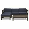 Top 10 🧨 GDFStudio Mamie Outdoor Acacia Wood 5-Piece Sofa Set, Gray Finish, Dark Gray 🛒