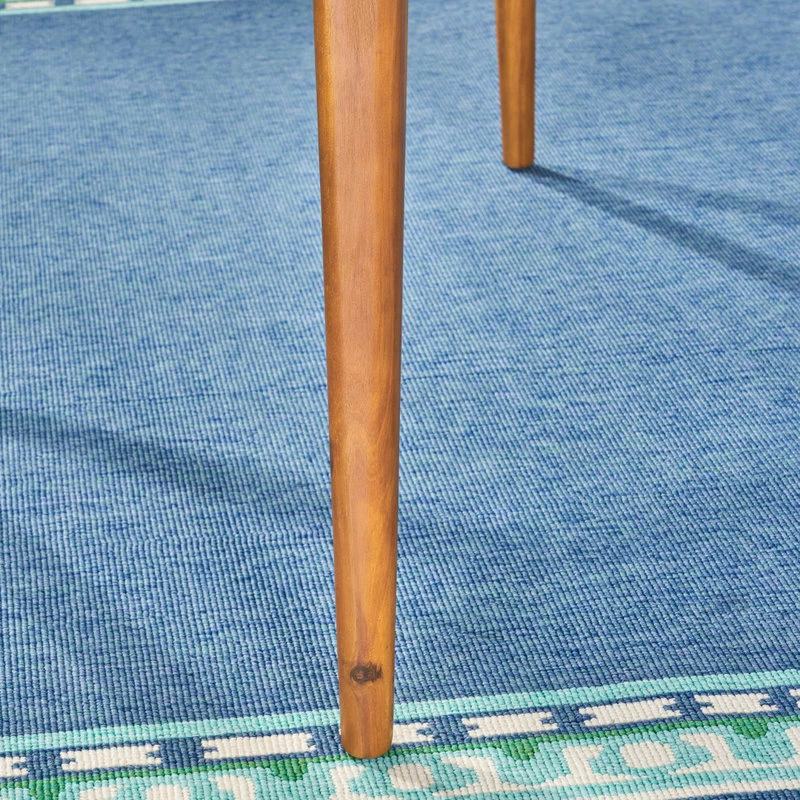 Buy ๐ GDFStudio Stanford Outdoor Square Acacia Wood Dining Table With Straight Legs, Teak Finish โค๏ธ - Image 6