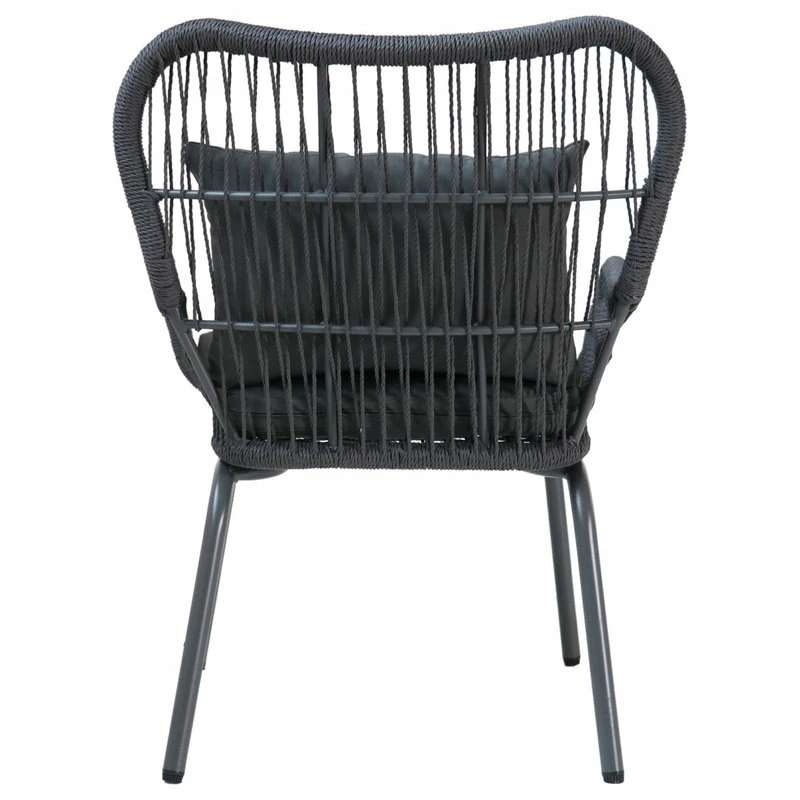 Discount ๐ GDFStudio GDF Studio Kimberley Outdoor Steel And Rope Club Chairs With Cushioned, Set Of 2 ๐ - Image 8