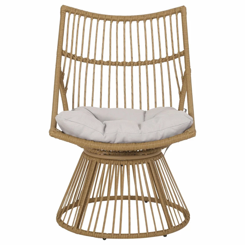 Hot Sale 🌟 GDFStudio Apulia Outdoor Wicker Chair And Side Table Set With Cushion 🤩 - Image 14