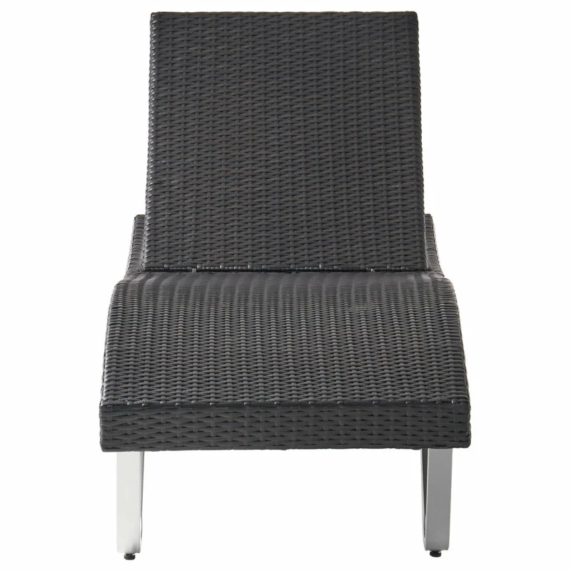 Brand new ๐ GDFStudio GDF Studio Manuela Outdoor Single Multibrown Wicker Chaise Lounge Chair ๐