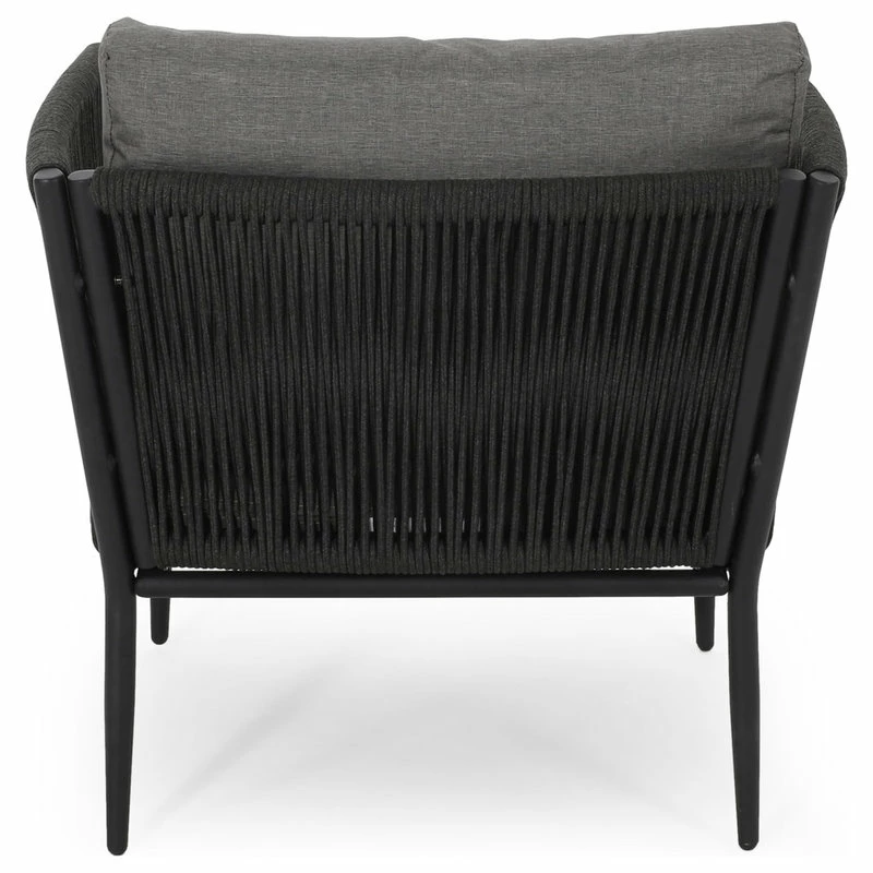 Buy 😀 GDFStudio Andy Outdoor Rope Club Chair With Cushions, Set Of 2 🔔 - Image 5