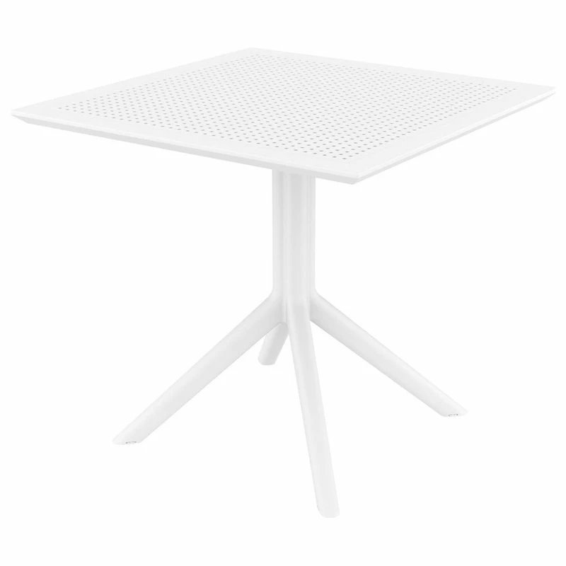 Flash Sale 🔥 Compamia 31" Sky Square Table, White 👏
