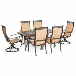 Promo 🎁 Hanover Manor 7-Piece Outdoor Dining Set 😍