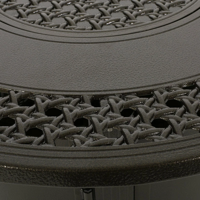 Best Pirce ๐คฉ GDFStudio Keagan Outdoor 4-Seat Wicker Swivel Chair And Fire Pit Set ๐ - Image 5