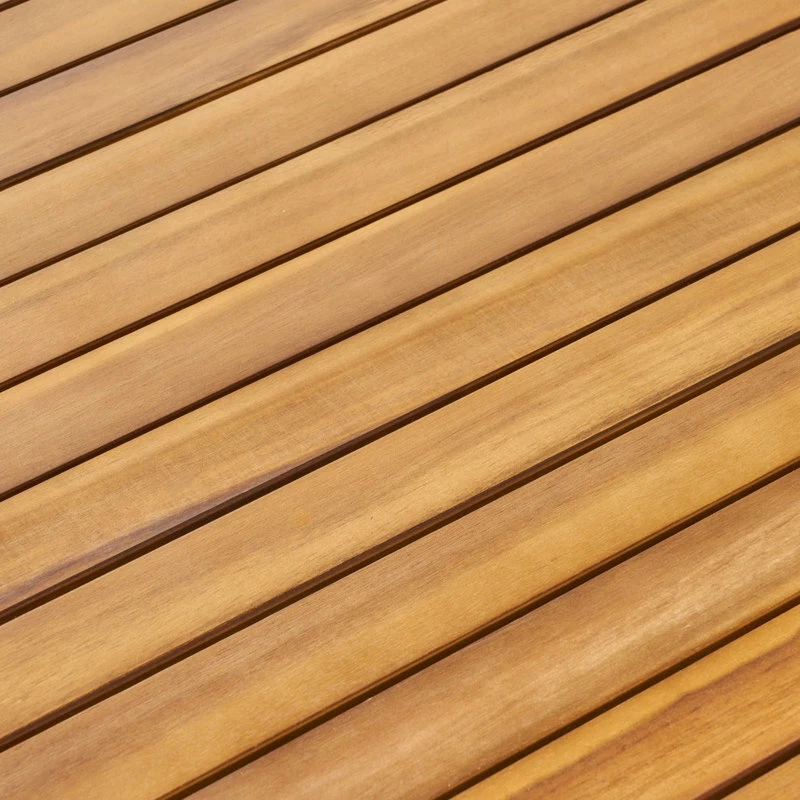 Buy ๐ GDFStudio Stanford Outdoor Square Acacia Wood Dining Table With Straight Legs, Teak Finish โค๏ธ - Image 7