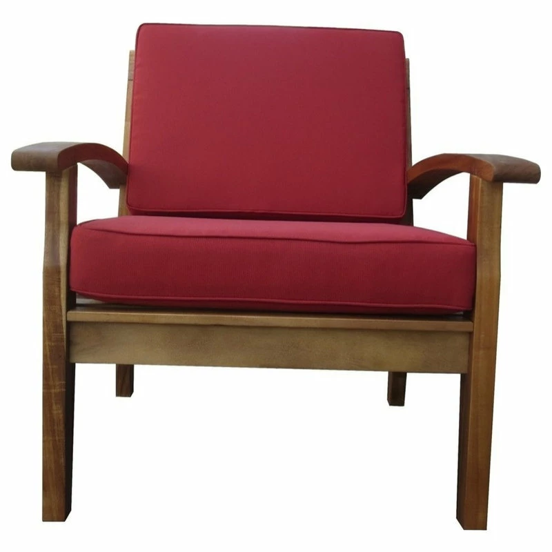 Coupon ๐ฅ GDFStudio GDF Studio 4-Piece Peyton Acacia Wood Chat Set With Water Resistant Cushions, Re ๐ - Image 4