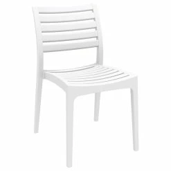 Cheap 👍 Compamia Ares Outdoor Dining Chairs, Set Of 2, White 🔔