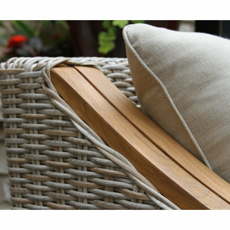 Flash Sale ๐ Outdoor Interiors Ash Wicker And Teak Armchair With Sunbrella Fabrics โจ - Image 3