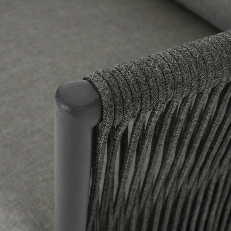 Buy 😀 GDFStudio Andy Outdoor Rope Club Chair With Cushions, Set Of 2 🔔 - Image 10