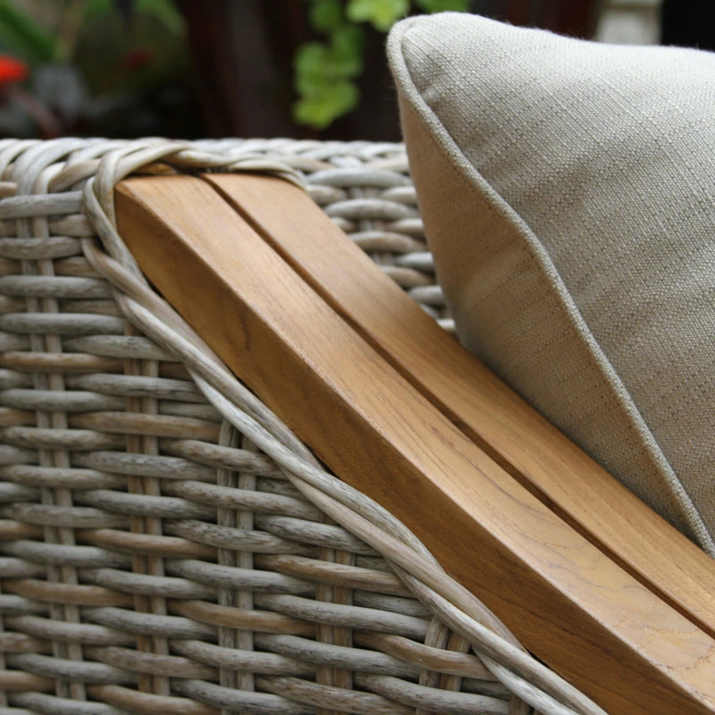 Best reviews of 😍 Outdoor Interiors Ash Wicker And Teak 4-Piece Sofa Set With Sunbrella Fabrics 🎁 - Image 8