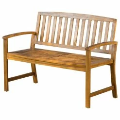 Hot Sale 💯 GDFStudio GDF Studio Tamika Teak Finish Acacia Bench 🛒