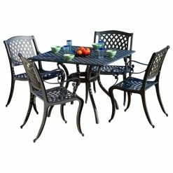 Best deal 🔔 GDFStudio GDF Studio Marietta Outdoor 5-Piece Cast Aluminum Dining Set ❤️
