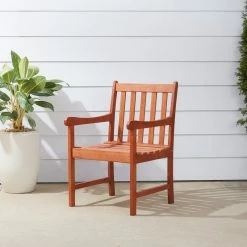 Discount 👏 Vifah Outdoor Wood Nobi Armchair 💯