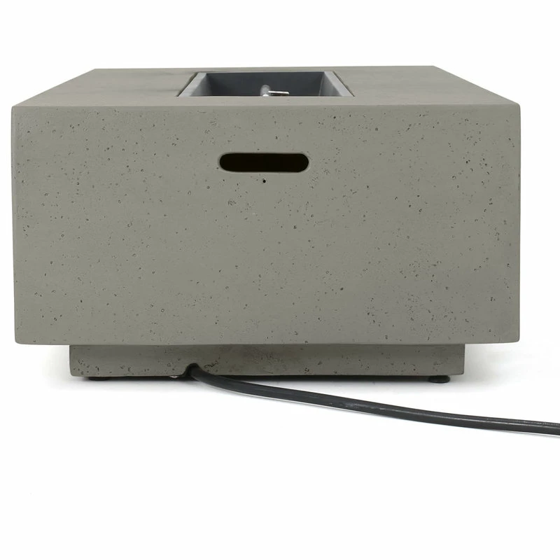 Best deal โ GDFStudio GDF Studio Coral Bay Outdoor Aluminum 7 Seater Chat Set With Fire Pit, Light Gra ๐งจ - Image 12