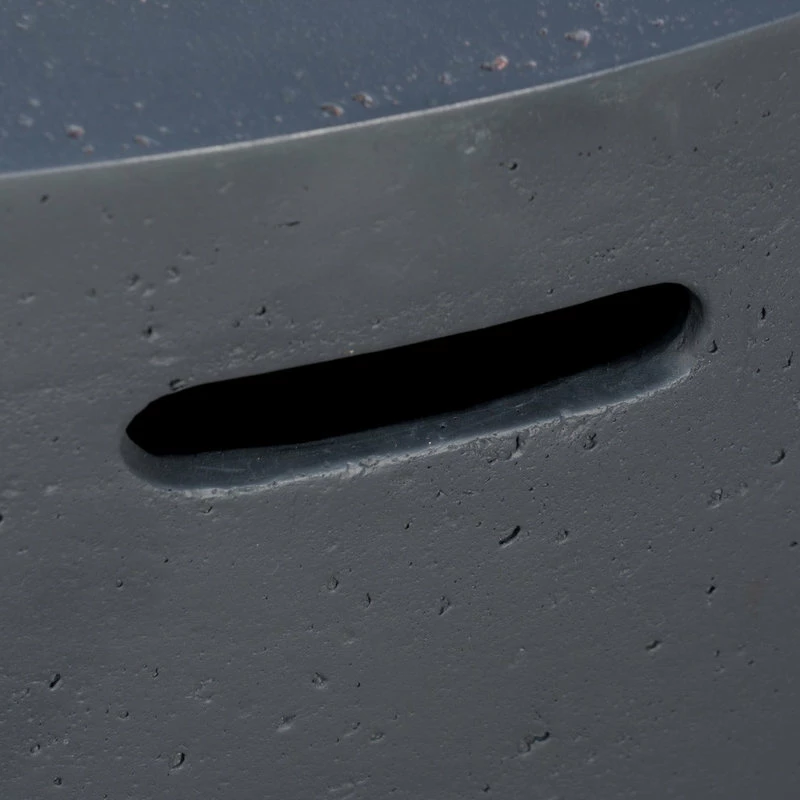 New 💯 GDFStudio GDF Studio 6-Piece Nessett Outdoor Black Wicker Half Round Sofa, Dark Gray 🔥 - Image 3