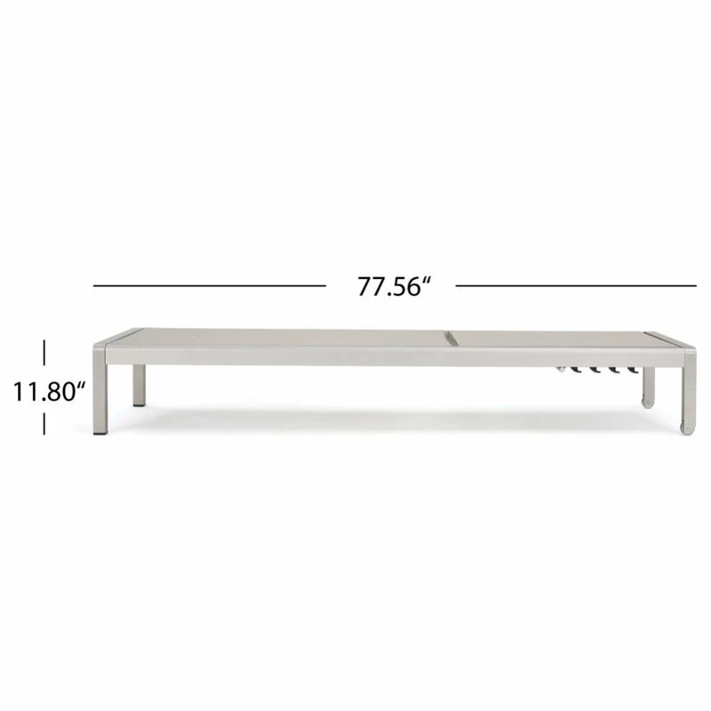 Cheapest 🎉 GDFStudio Cape Coral Outdoor Mesh Chaise Lounge, Set Of 2 😍 - Image 5