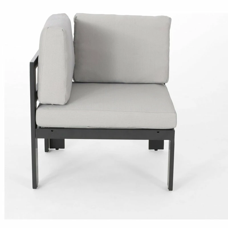 Deals 🤩 GDFStudio Queena Outdoor Aluminum Sofa Sectional With Coffee Table 🧨 - Image 7