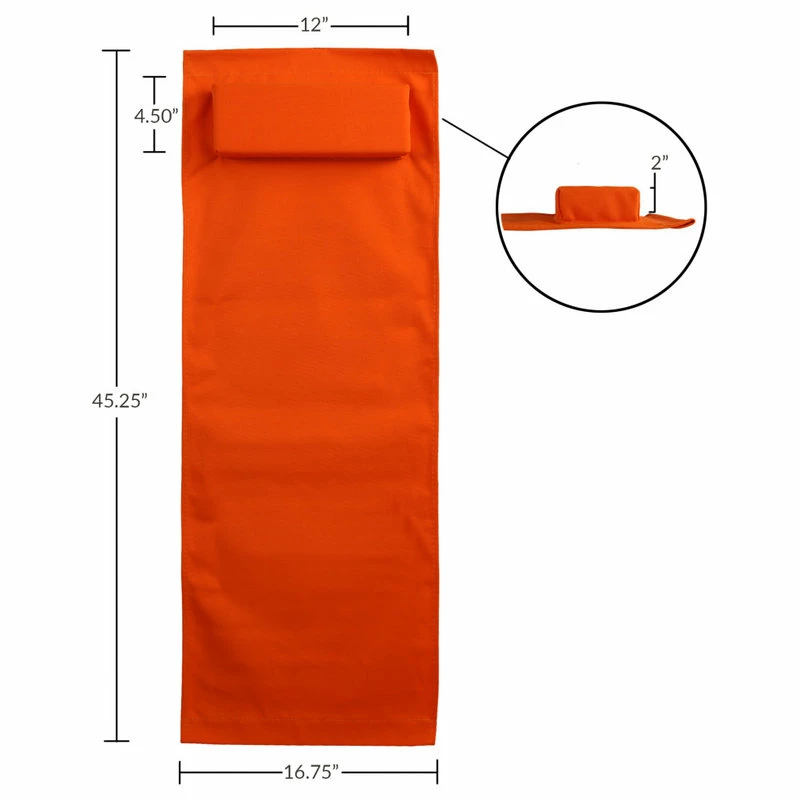 Coupon ๐ฅฐ Casual Home Sling Chair, Orange Canvas ๐คฉ - Image 7