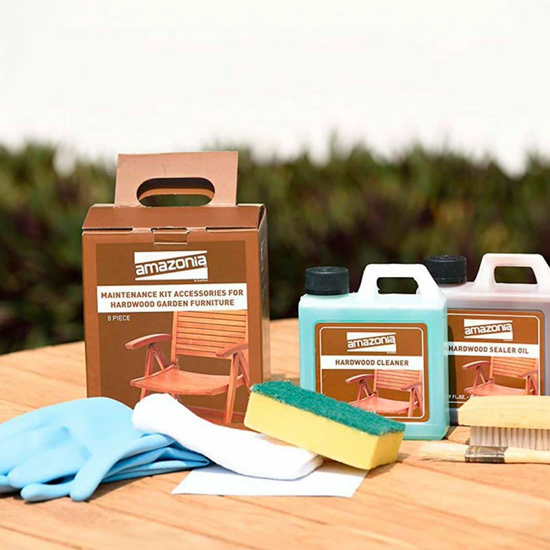 Brand new 😉 Amazonia Bahamas 7-Piece Rectangular Dining Set | Eucalyptus Wood 🥰 - Image 9