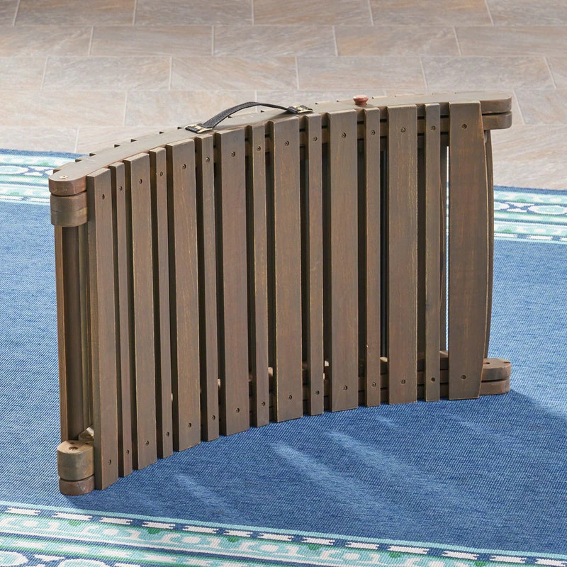 Best deal ๐ฅ GDFStudio GDF Studio Tycie Outdoor Acacia Wood Foldable Chaise Lounge, Gray ๐ฏ - Image 4