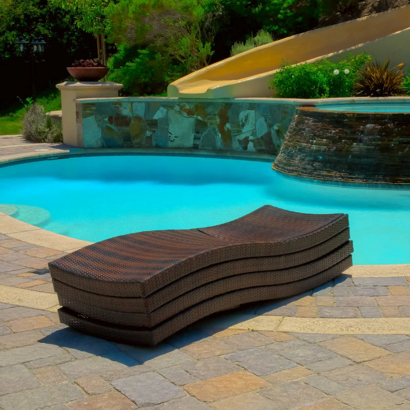 Budget ❤️ GDFStudio Lakeport Outdoor Adjustable Chaise Lounge Chairs, Set Of 4 ✨ - Image 3