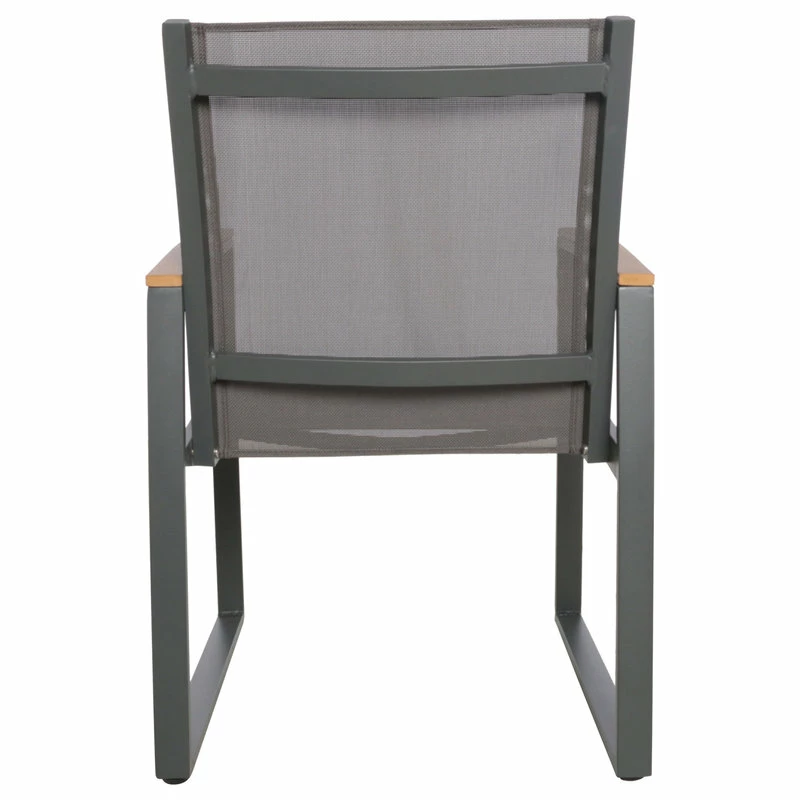Flash Sale ✔️ GDFStudio Aubrey Outdoor Mesh Dining Chair, Set Of 2, Gray 🤩 - Image 8
