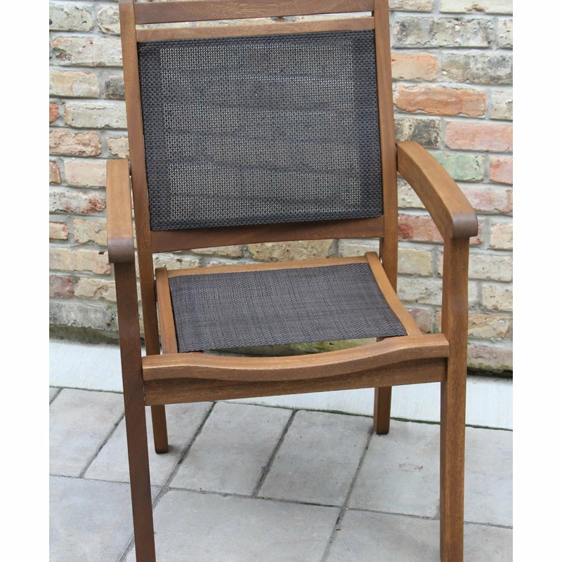 Deals ๐ฏ Outdoor Interiors Catania 6-Piece Sling And Eucalyptus Dining Set ๐ - Image 3