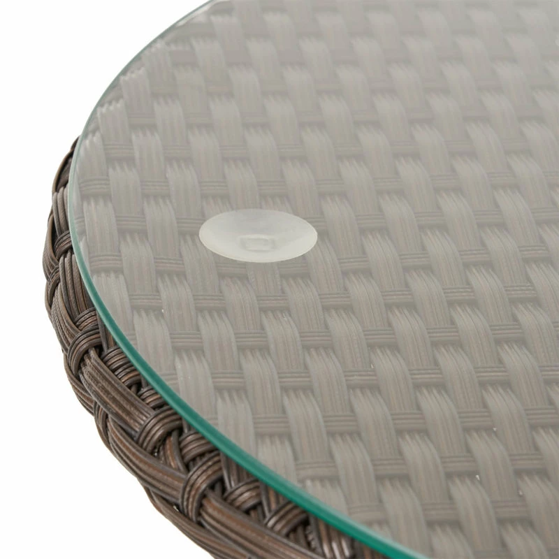 Flash Sale ❤️ GDFStudio Kyoto Outdoor 3-Piece Brown Wicker Chat Set 🧨 - Image 11