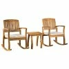 Cheap 👍 GDFStudio GDF Studio 3-Piece South Hampton Rocking Chair Set With Accent Table 🤩