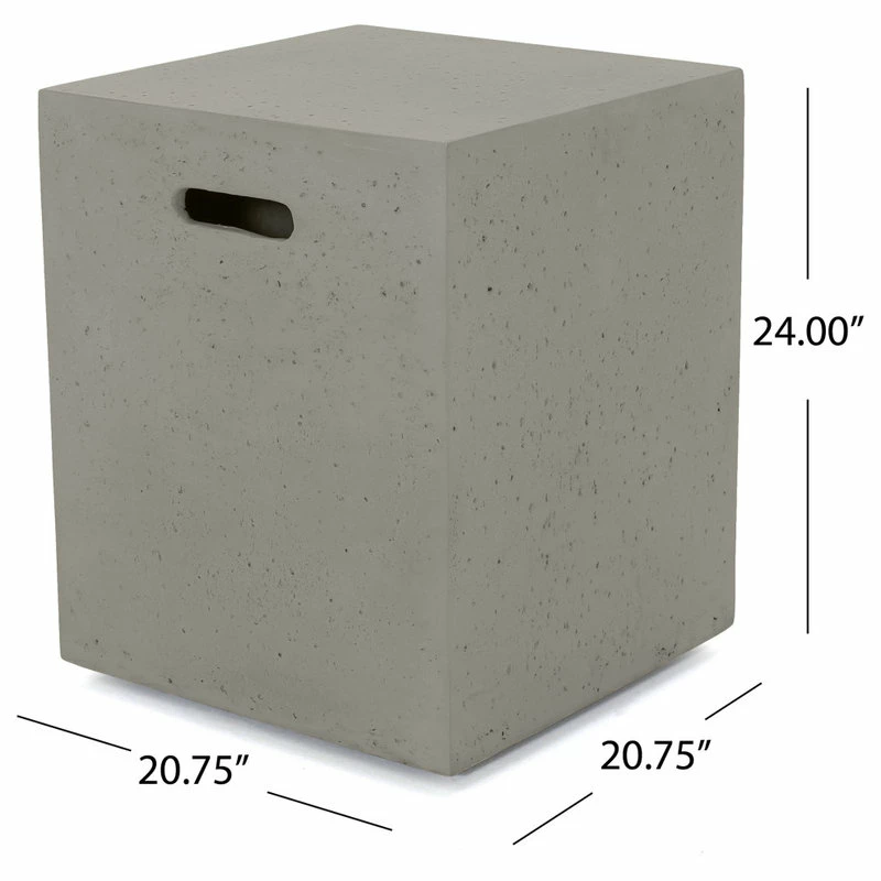 Best deal โ GDFStudio GDF Studio Coral Bay Outdoor Aluminum 7 Seater Chat Set With Fire Pit, Light Gra ๐งจ - Image 6