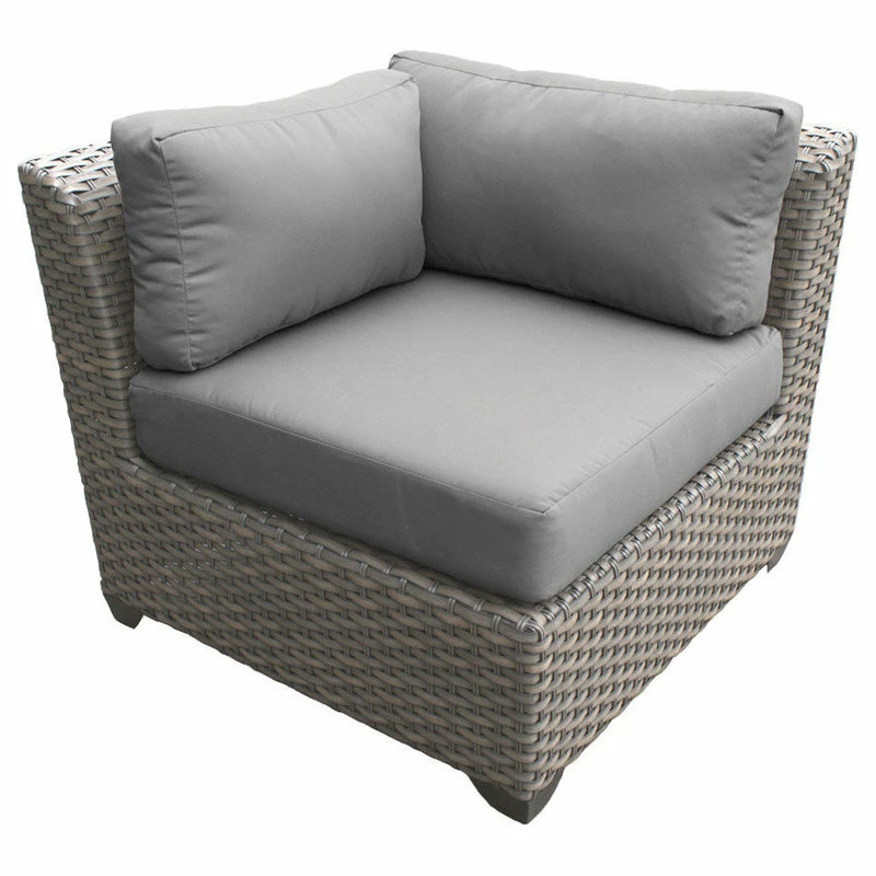 Outlet 🎉 TKClassics Florence 8 Piece Outdoor Wicker Furniture Set 08G 🥰 - Image 5