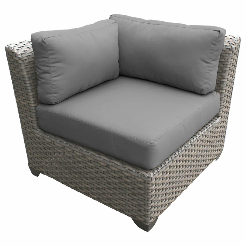 Best Pirce โจ TKClassics Florence 7-Piece Outdoor Wicker Patio Furniture Set, White ๐ - Image 5